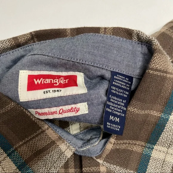 WRANGLER Relaxed Fit Heavyweight Button Down Shirt - Picture 9 of 10